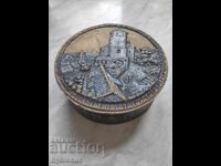 Nuremberg candy box, antique German Christmas from 1900