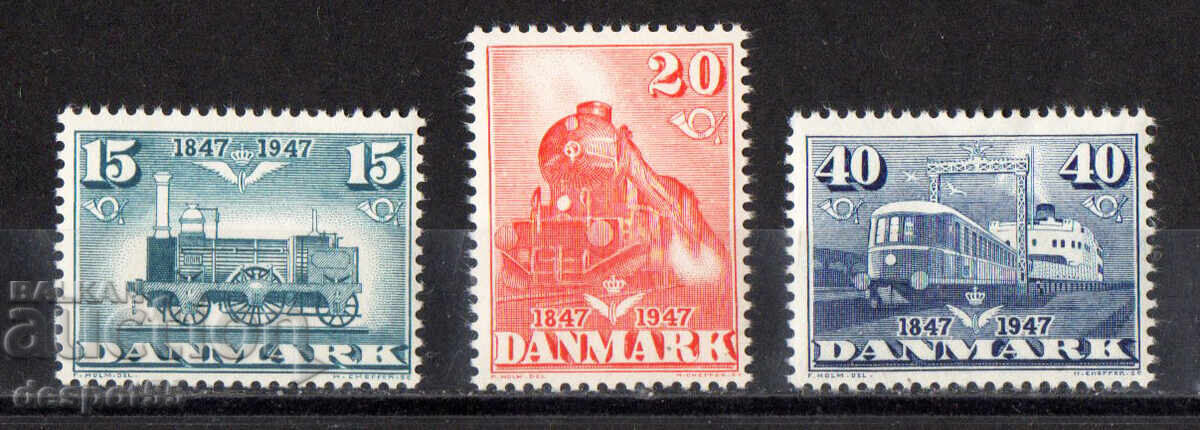 1947. Danemarca. Locomotive Daneze 1947. Danemarca. Locomotive Daneze