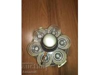 Serviciu pentru băuturi reci, rusesc, diametrul vasului - 22cm., tsen