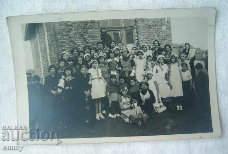 Old photo - children, pupils, teacher with price 1.50 BGN | € 0.77 Old photo - children, pupils, teacher with price 1.50 BGN | € 0.77