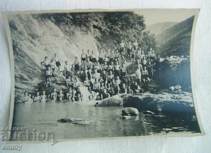 Old photo 1937 - students, teacher at Kapinovski Monastery Old photo 1937 - students, teacher at Kapinovski Monastery