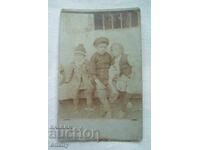Old photo - three little children
