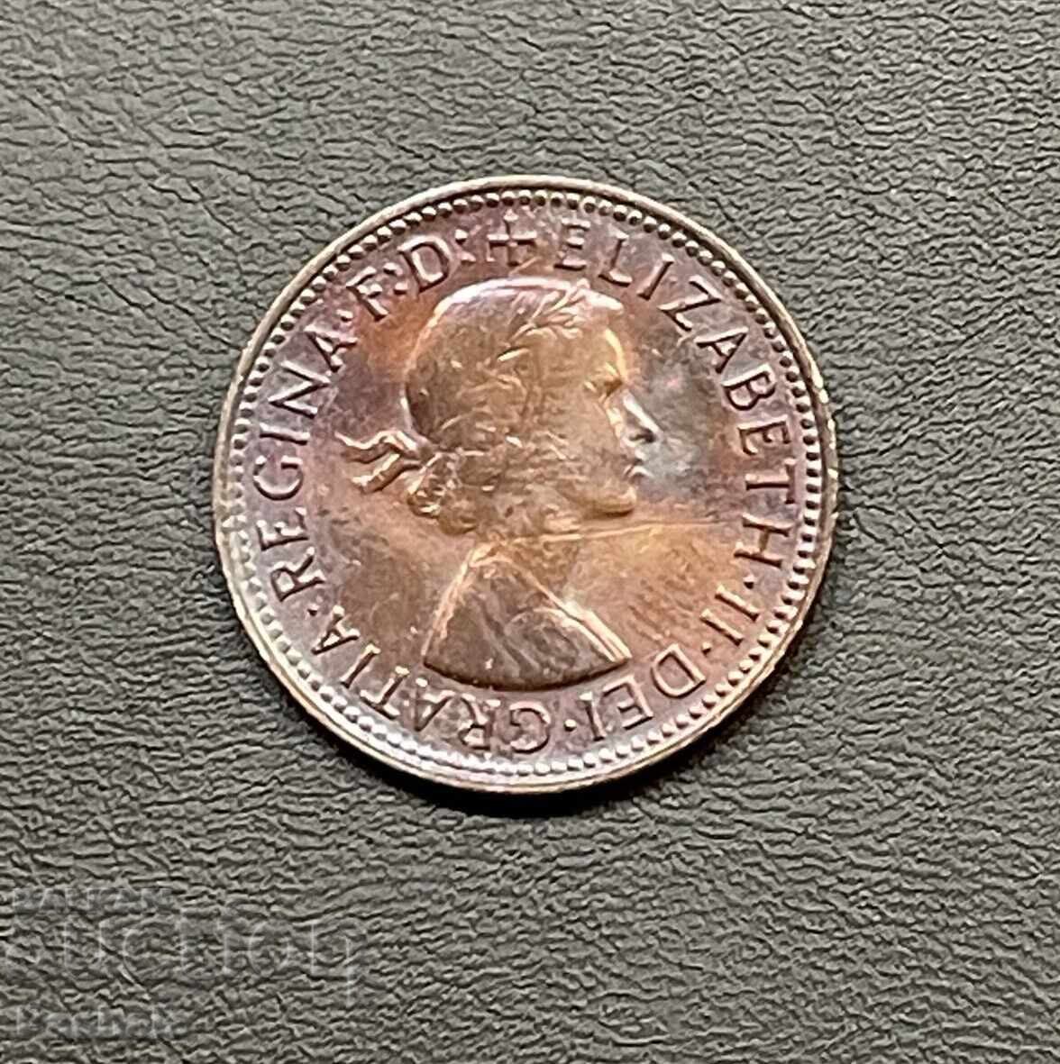 Австралия 1/2 пенни 1964 г. с цена 4.00 лв. | € 2.05