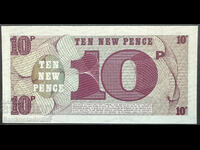 British Armed Forces 10 pence 6th Series 1972 Pick M48