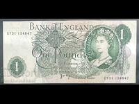 England 1 Pound 1966 Pick 374e Ref 3673