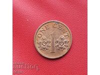 Singapore-1 cent 1995