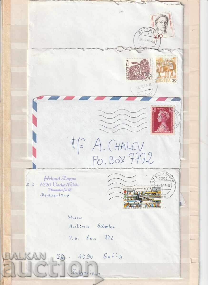 Germania, Elveția, Monaco - Călătorite PP 4 buc Germania, Elveția, Monaco - Călătorite PP 4 buc