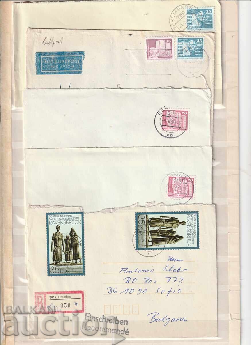 ГДР - Пътували ПП 5 бр.