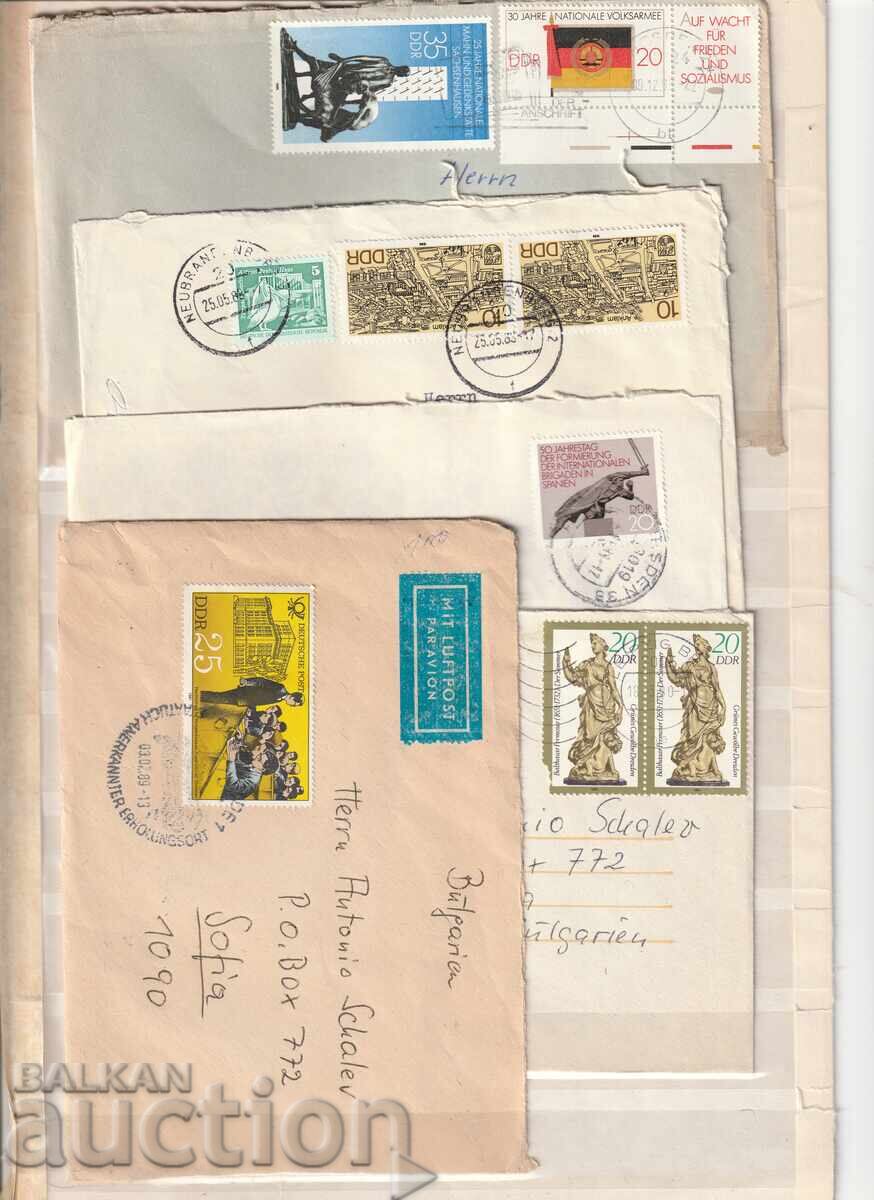 ГДР - Пътували ПП 5 бр.