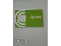 Card SIM Globul din plastic