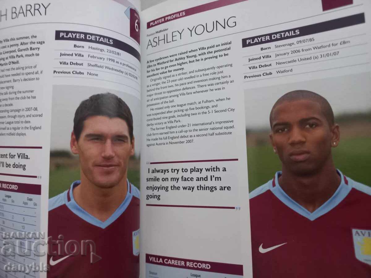 Auction Football - Aston Villa - Annual 2008-09 Auction Football - Aston Villa - Annual 2008-09
