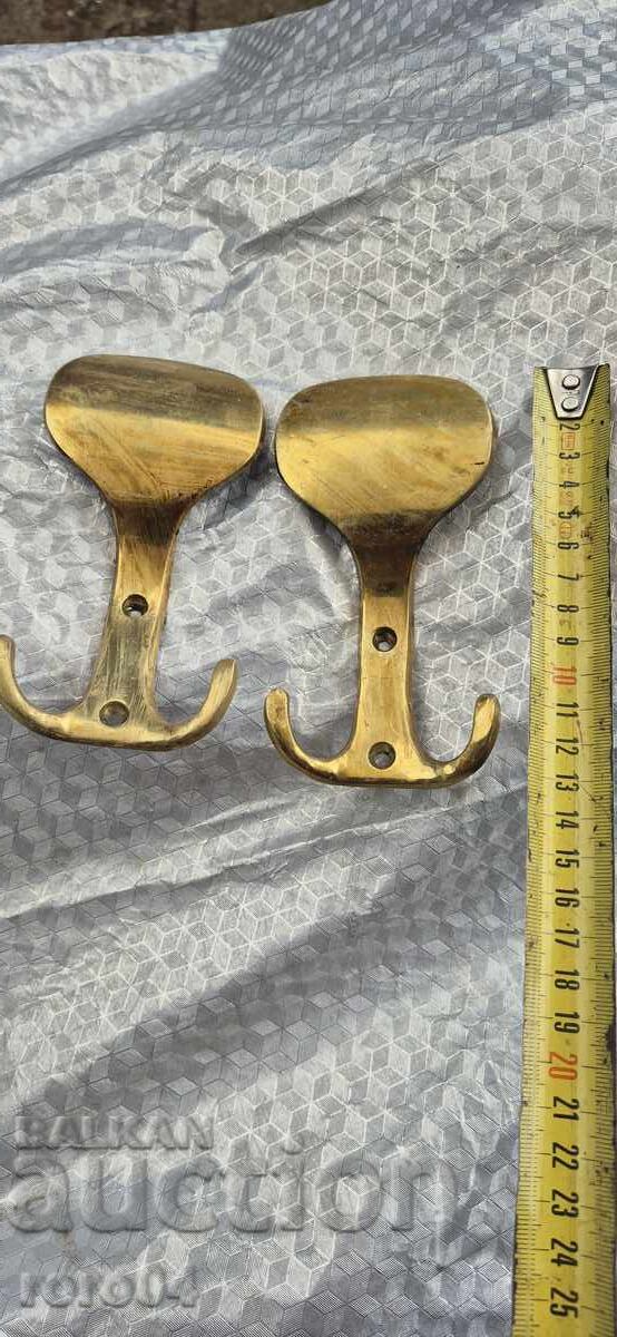 Κρεμάστρες - Μασίφ - Χάλκινο / Ορείχαλκο - Ζεύγος με τιμή 26.99 BGN | € 13.80