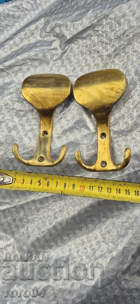 Licitație Umerașe - Masiv - Bronz / Alamă - Pereche