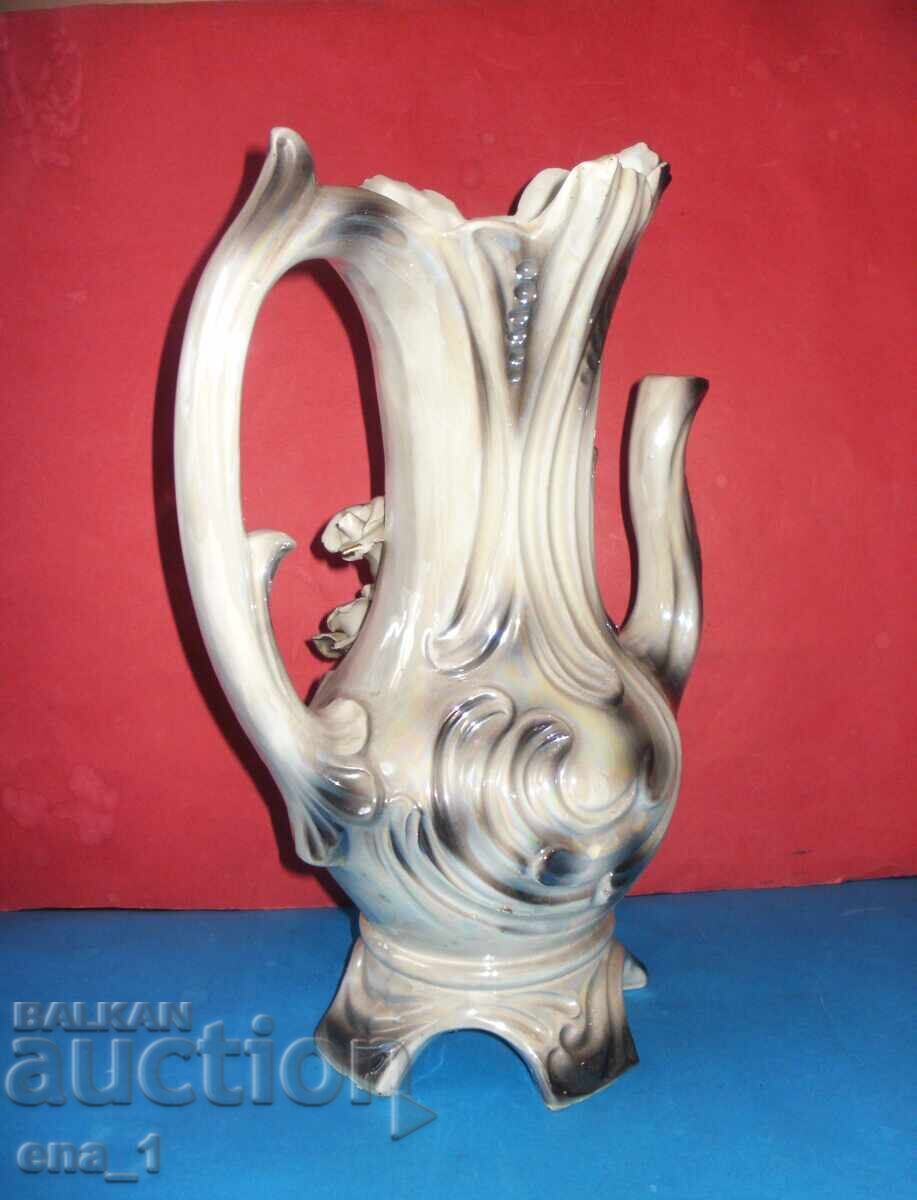 Auction  Huge, well-preserved Italian porcelain pitcher in the Bassano style