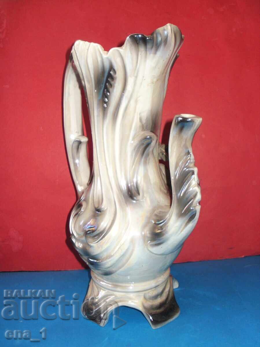 Huge, well-preserved Italian porcelain pitcher in the Bassano style - 5