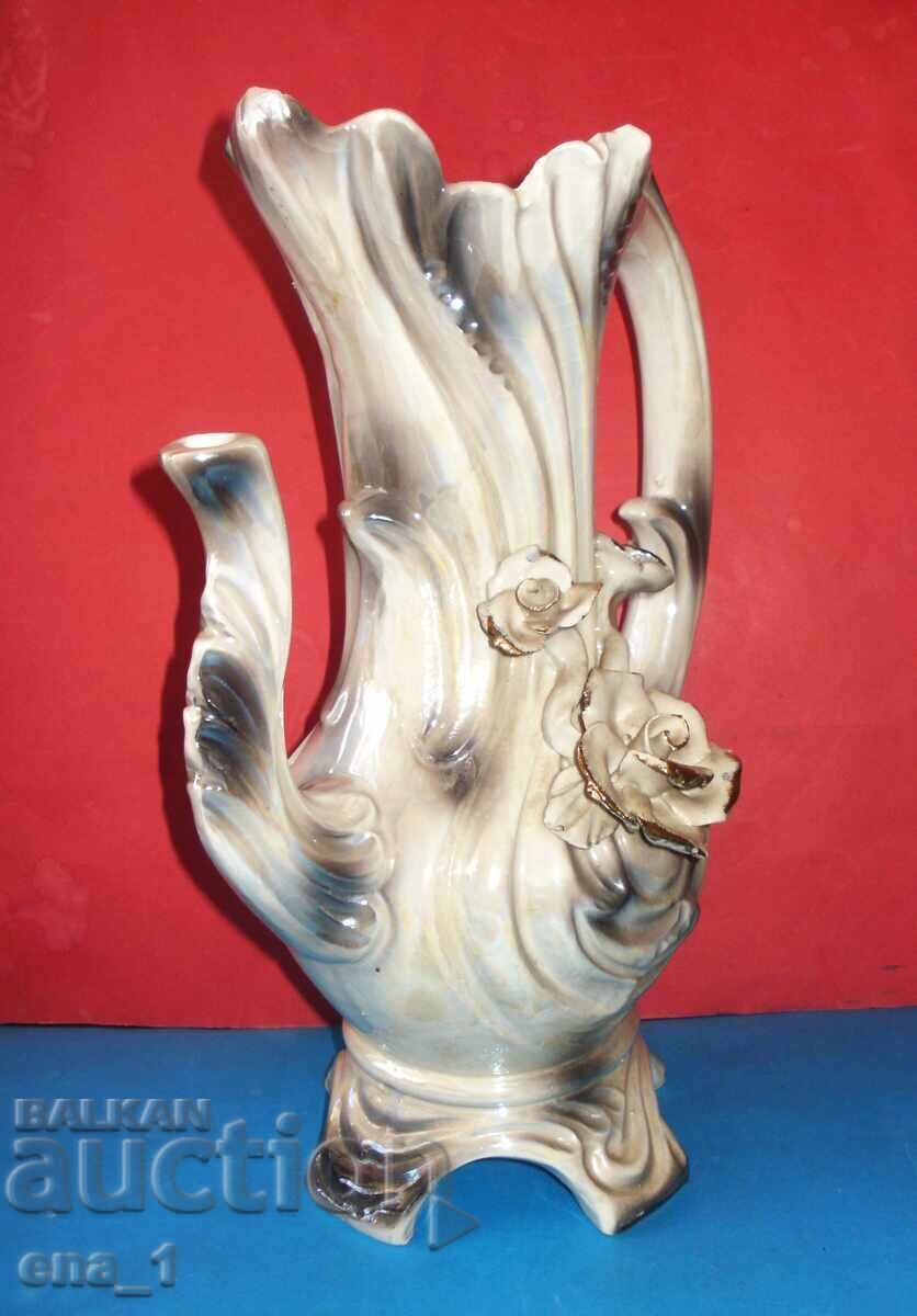 Huge, well-preserved Italian porcelain pitcher in the Bassano style - 6