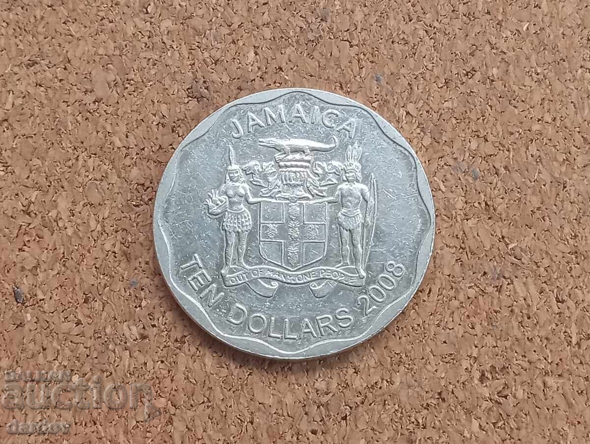 Τζαμάικα 10 δολάρια 2008