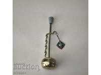 Old Soviet tea spoon strainer #6119