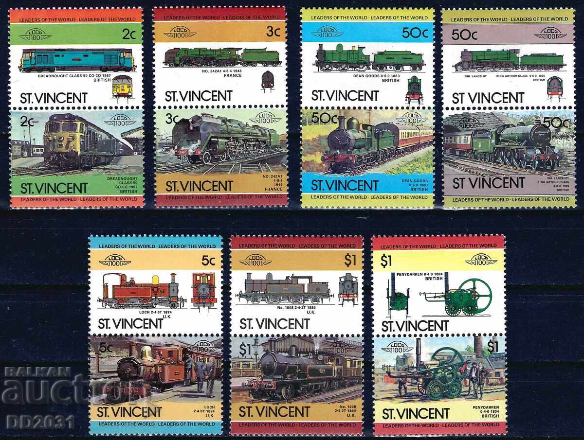 Σεντ Βίνσεντ Leaders of the World - παρτίδα MNH