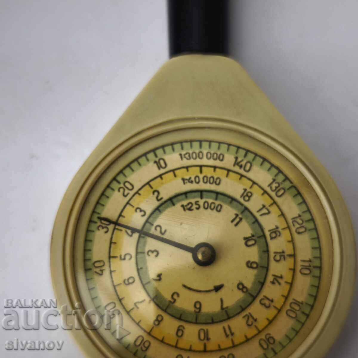Instrument cartografic german vechi Opisometru #6120 cu preț 24.99 BGN | € 12.78 Instrument cartografic german vechi Opisometru #6120 cu preț 24.99 BGN | € 12.78