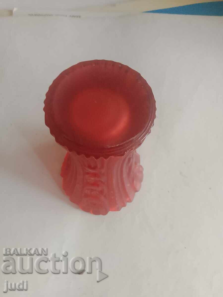 Livrarea Vază superbă din sticlă groasă colorată Italia