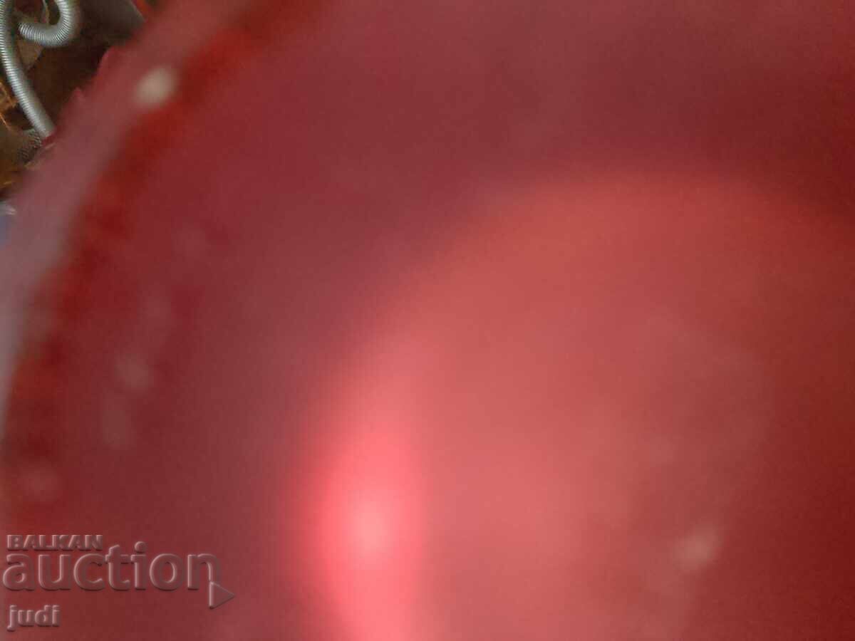 Vază superbă din sticlă groasă colorată Italia - 5