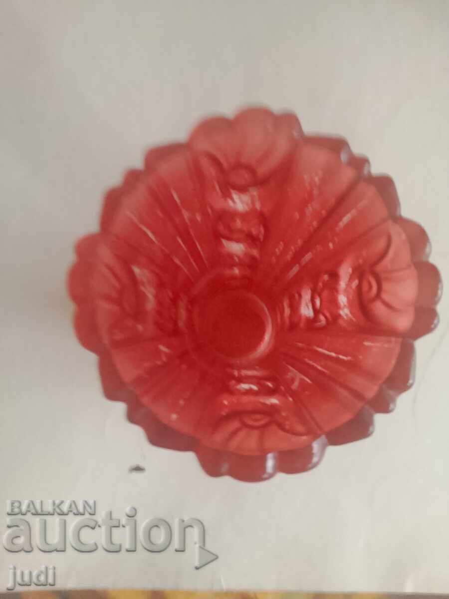 Vază superbă din sticlă groasă colorată Italia - 7