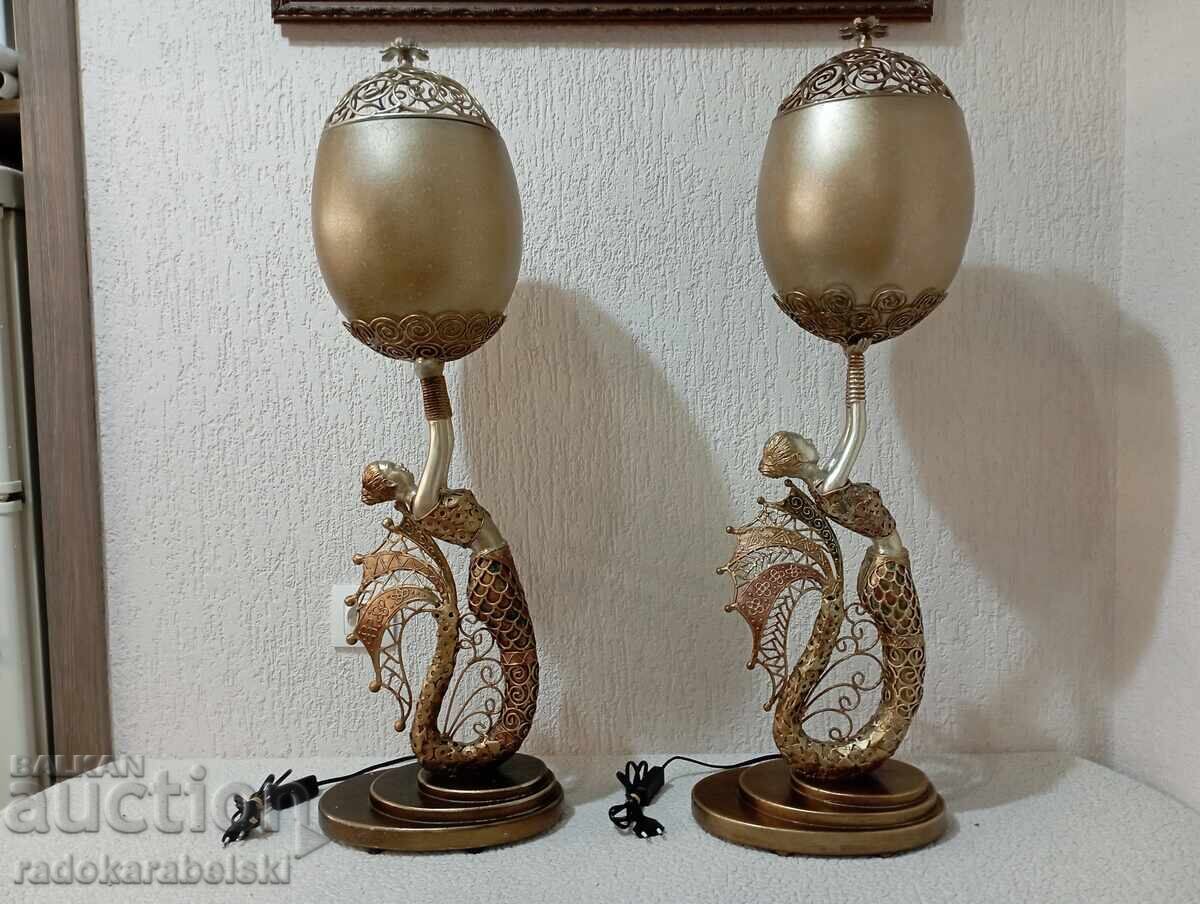 Two unique, very large and very beautiful lamps - lamp
