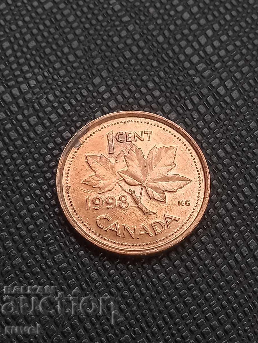 Канада 1 цент 1998 г. Канада 1 цент 1998 г.
