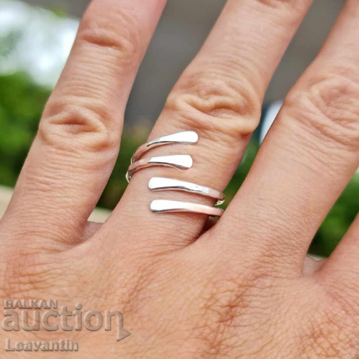Auction  Adjustable Silver Ring