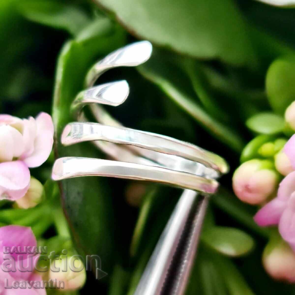 Delivery of Adjustable Silver Ring