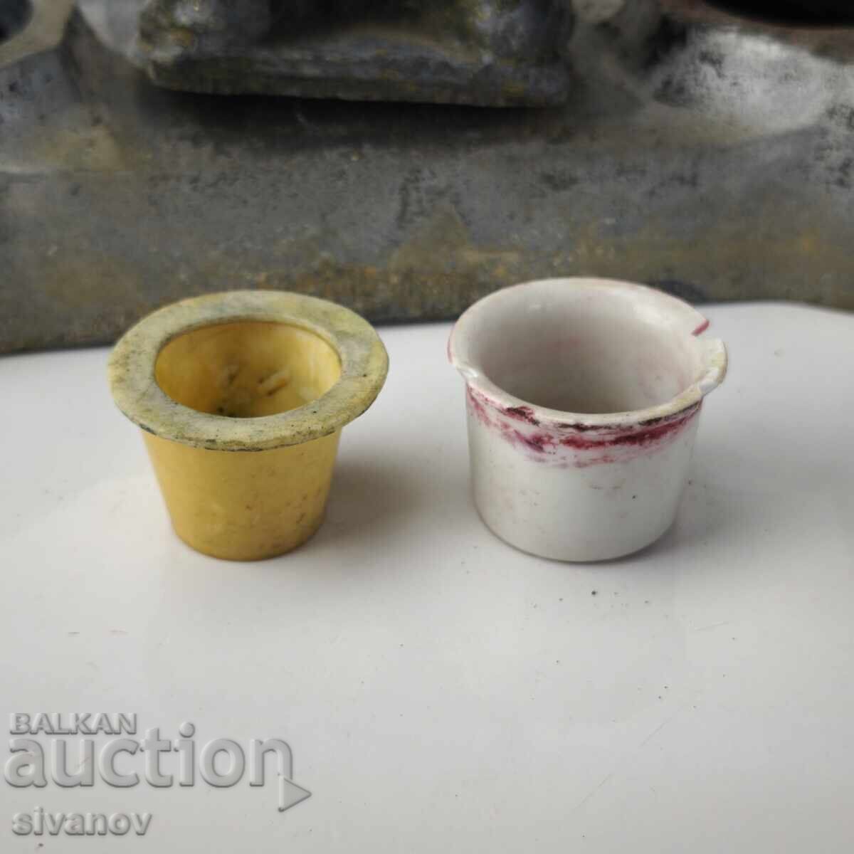 Auction Old communist inkwell with a worker figure #6122 Auction Old communist inkwell with a worker figure #6122