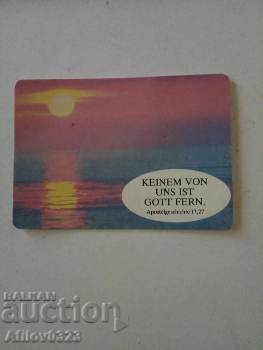 Calendar german pentru 1989 Calendar german pentru 1989