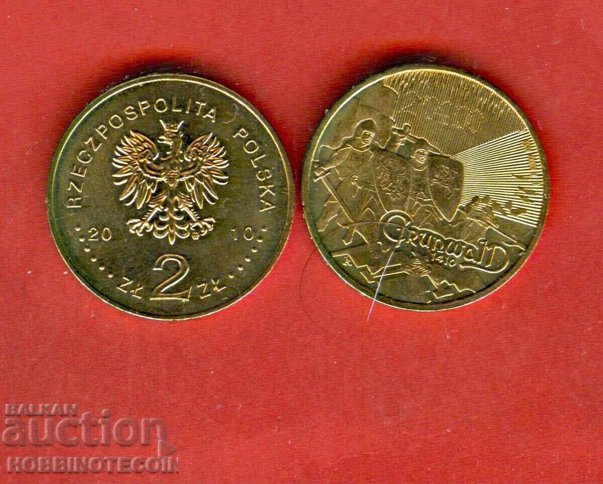 POLAND 2 Zloty KNIGHTS CRUNWALL 1410 issue 2010 UNC