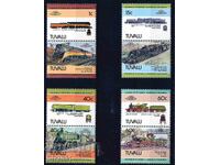 Tuvalu 1984 - Locomotives 1 Leaders of the World MNH