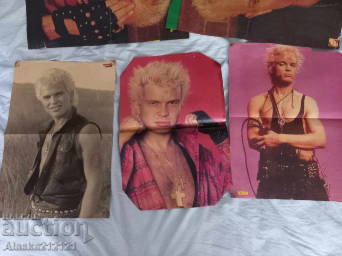 Παρτίδα αφισών του Billy Idol - Billy Idol με τιμή 6.00 BGN | € 3.07