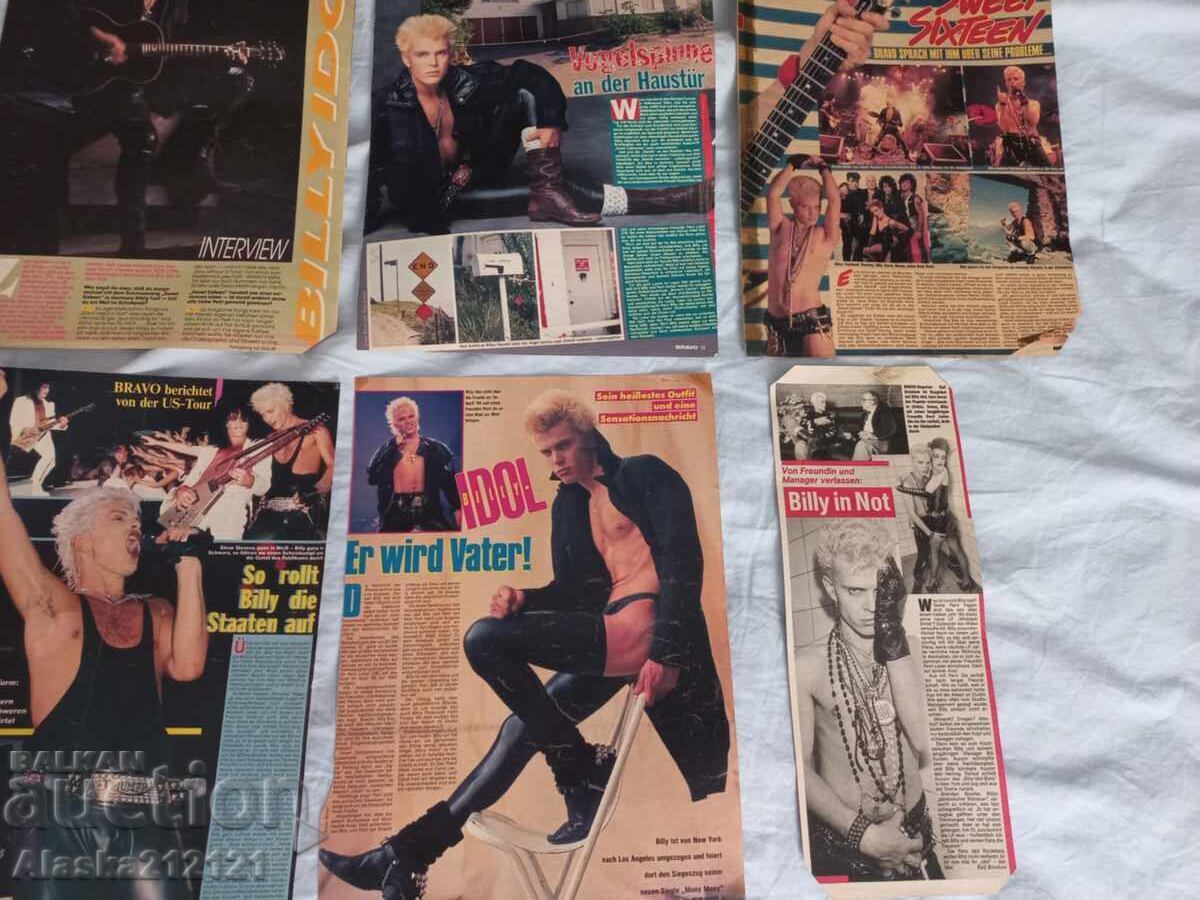 Παράδοση Παρτίδα αφισών του Billy Idol - Billy Idol