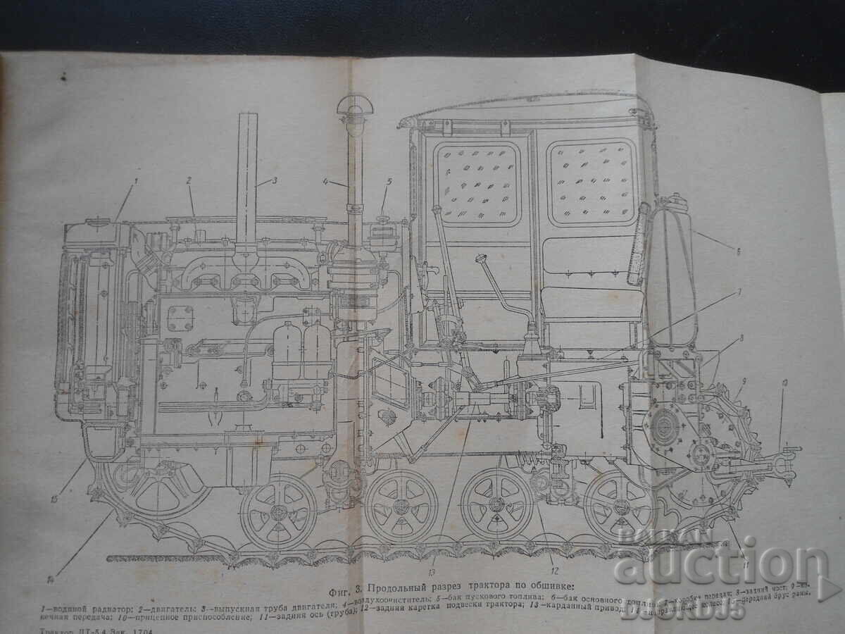 Delivery of Tractor DT-54, Operating Manual, 1954