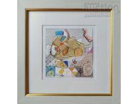 Painting, abstraction, artist Tsvetan Kazandzhiev, 2021