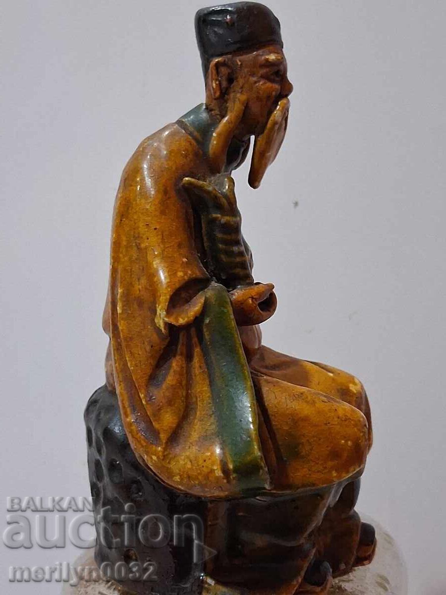 Παλαιό αγαλματίδιο Κινέζικη φιγούρα ειδώλιο πλαστικό με τιμή 69.00 BGN | € 35.28