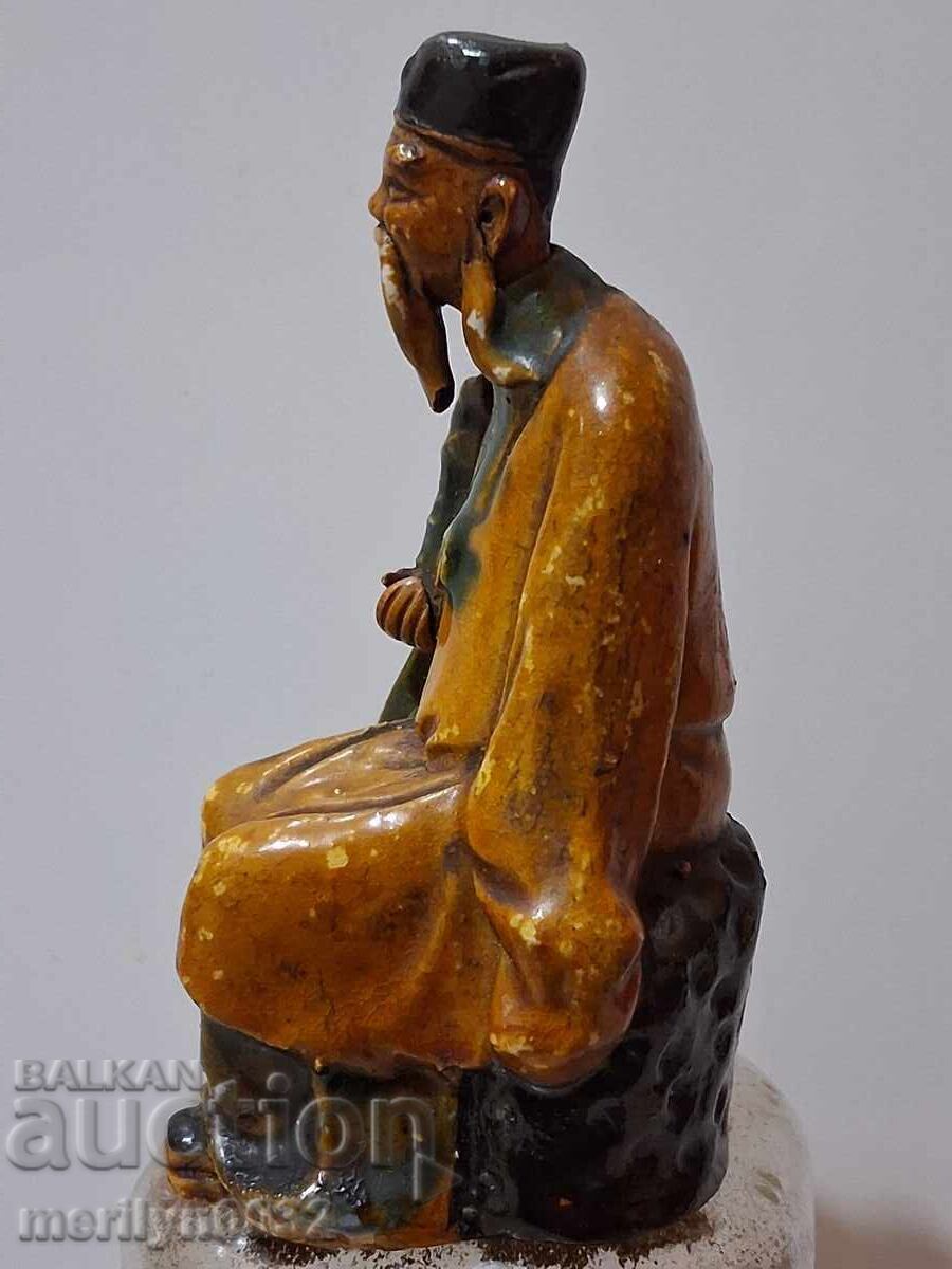 Δημοπρασία Παλαιό αγαλματίδιο Κινέζικη φιγούρα ειδώλιο πλαστικό