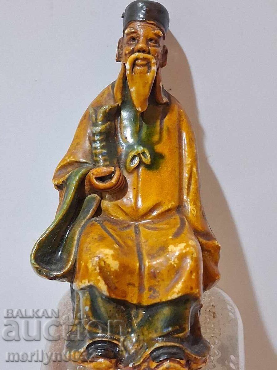 Παράδοση Παλαιό αγαλματίδιο Κινέζικη φιγούρα ειδώλιο πλαστικό