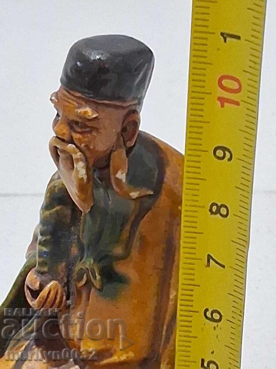 Παλαιό αγαλματίδιο Κινέζικη φιγούρα ειδώλιο πλαστικό - 5