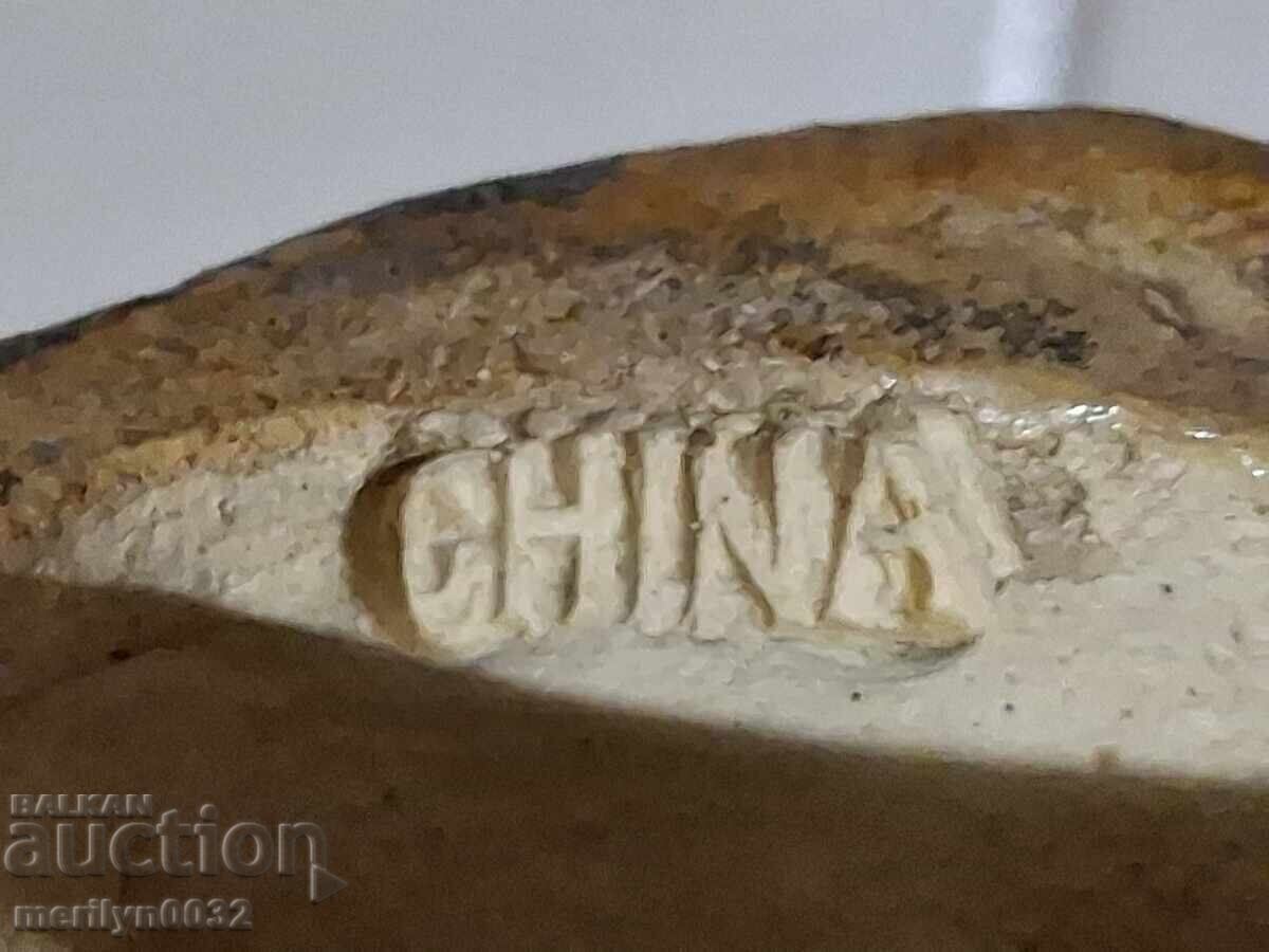 Παλαιό αγαλματίδιο Κινέζικη φιγούρα ειδώλιο πλαστικό - 6