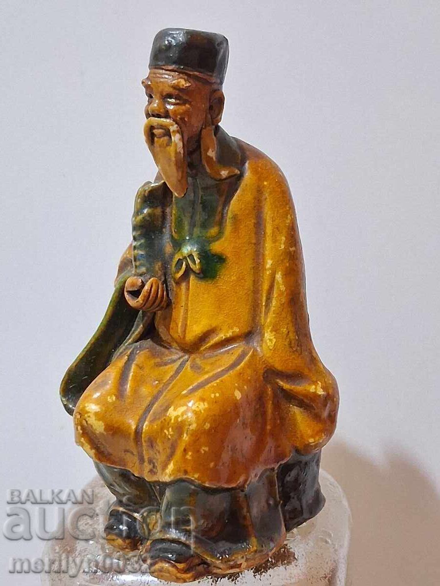 Παλαιό αγαλματίδιο Κινέζικη φιγούρα ειδώλιο πλαστικό