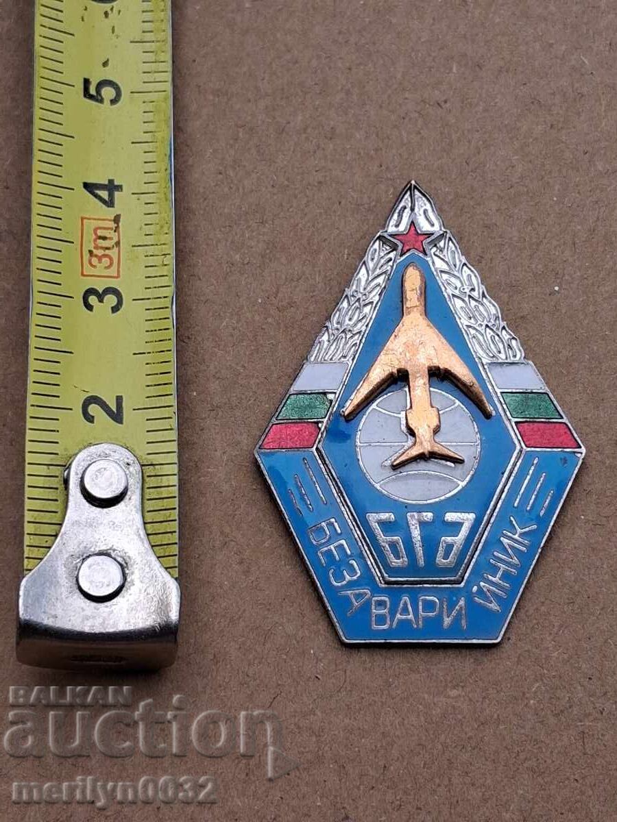 BG Breast Badge Enamel Aviation BGA Bezavariynik Badge - 5
