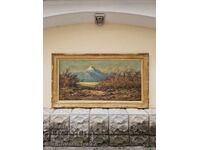 Μοναδικός παλιός πίνακας ζωγραφικής από μάστορα, λάδι σε καμβά