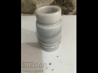 Vază/sfeșnic din marmură