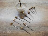 Set Spain Toledo 11 pcs. cocktail sabers, sword, a sword on a stand