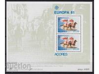 Portugal Azores 1981 "Europa" MNH block